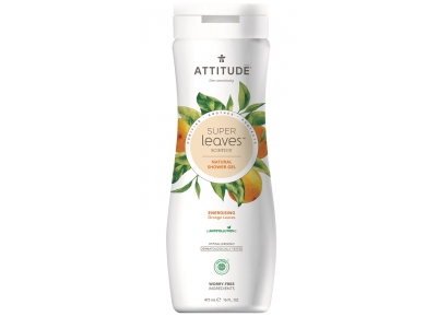 ATTITUDE Prírodné telové mydlo Super leaves s detoxikačným účinkom - pomarančové listy 473 ml