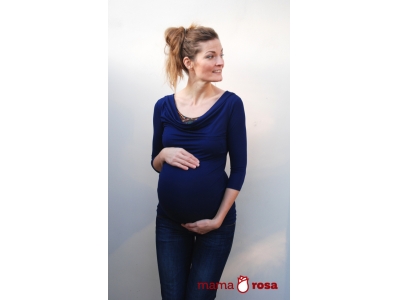 Mama Rosa Těhotenské a kojící tričko - Lapis