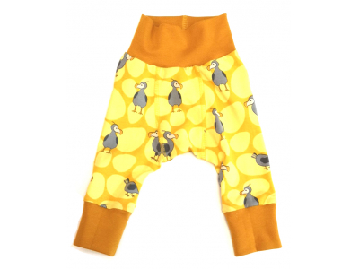 Eco Capart Dojčenské bavlnené nohavice - Dodo žltý