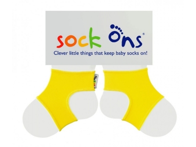 Sock Ons - držáčky na ponožky / žluté