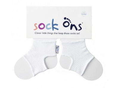 Sock Ons - držáčky na ponožky / bílé